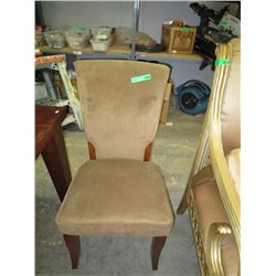 Microfiber upholstered dining chair - NEW