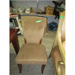 Microfiber upholstered dining chair - NEW