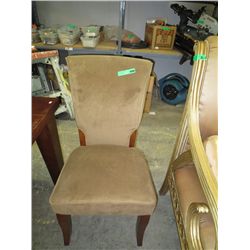 Microfiber upholstered dining chair - NEW
