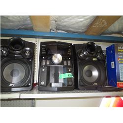 JVC  stereo CD player & speakers