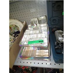 Two trays of hologram blocks