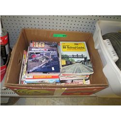 Box of Railroad model magazines