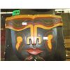 Image 1 : Plaster decorative wall mask 12" x 12"