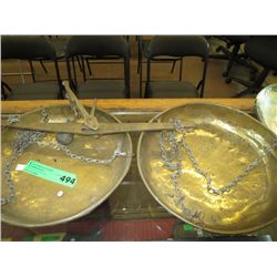 Vintage hanging weigh scales