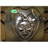 Image 1 : Carved native mask 12" x 10"