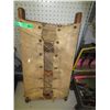 Image 1 : Vintage wood and canvas backpack