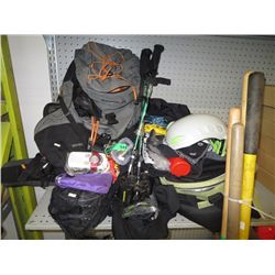 Mountain hiking safety equipment & gear