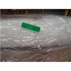 Roll of white faux fur - 1.5 metre x 1 metre