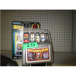 Slot machine bank - new with box