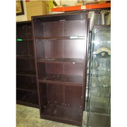Laminated book case