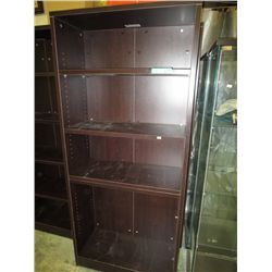 Laminated book case