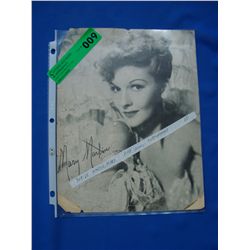 Mary Martin Autograph