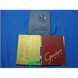 Three Annuals 1936/1937/1938 Garchive High-school