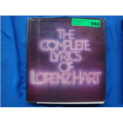 Lorenz Hart Autographed Book