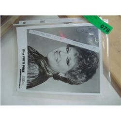 Miss Patti Page Autograph