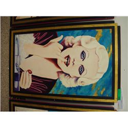 Original Oil Painting of Jean Harlow