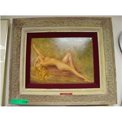 Framed Oil on Canvas
