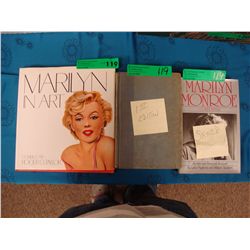 3- Books Marilyn Monroe