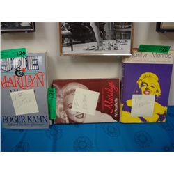3-First Edition Marilyn Monroe Books