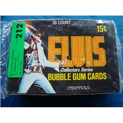 1978 Boxcar Elvis Bubble gum Cards
