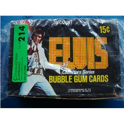 1978 Boxcar Elvis Bubble gum Cards