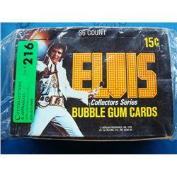 1978 Boxcar Elvis Bubble gum Cards