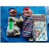 Image 1 : Pair Vintage Boxing Puppets & 1986 Marvel Univers
