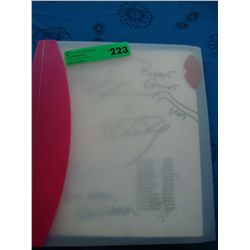 Harry Potter Autographs & Script