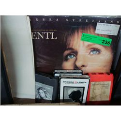Barbra Streisand Record & 8 track tapes