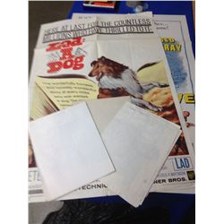 Vintage Large Movie Posters x5