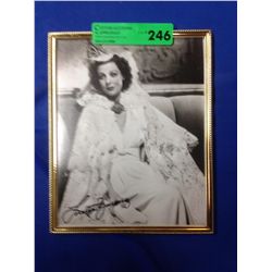 Loretta Young Autograph