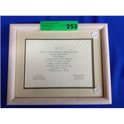 Elizabeth Taylor invite