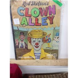 Red Skelton Autographed Super Giant Colouring Book