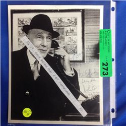 Wilfrid Hyde White Autograph