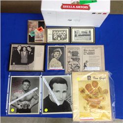 Box lot of Hollywood Memorabilia