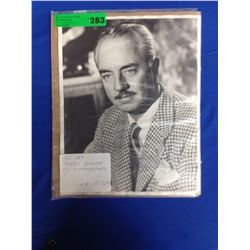 William Powell Autograph