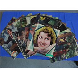 35- Vintage Lithograph Lobby Posters