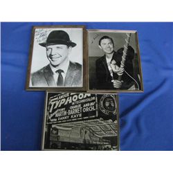 Three Framed Photos 2-Signed