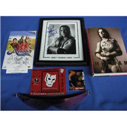 Bret "Hitman Hart" Autographs & Memorabilia