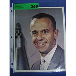Alan Shepard Autograph (NASA Astronaut)1923-1998