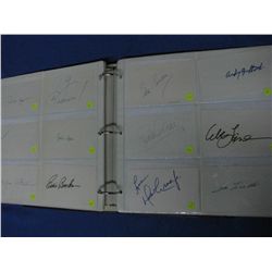 Several Famous  Autographs  (over a hundred)