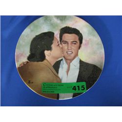 Elvis Collector Plate "Looking At A Legend"