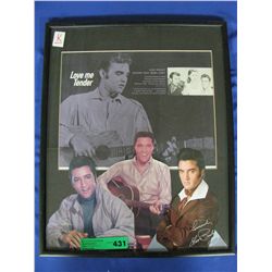 Elvis Picture "Love Me Tender".  (17x21)