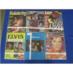 Six Elvis Magazines