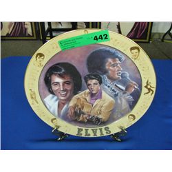 Elvis Collector Plate  w/stand