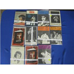 Assorted Elvis handout books etc