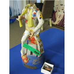 Elvis Presley Decanter 17"