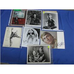 Six Autographed Photos