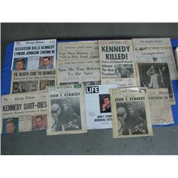 Large lot of Presidential Newspapers