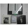 Image 1 : ) Ed Diamond Framed papers and 2 records